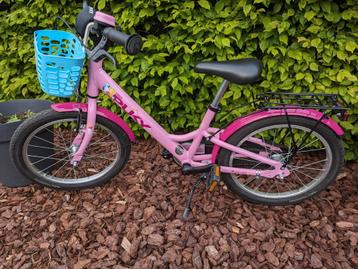 Puky meisjesfiets roze 18"