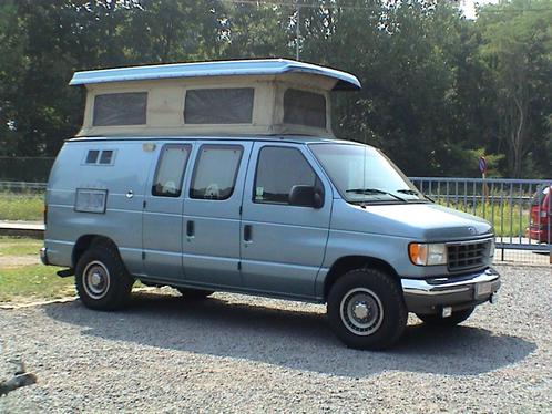 Camping-car diesel Sportsmobile Ford Econoline 1994 V8, Caravanes & Camping, Camping-cars, Particulier, Modèle Bus, jusqu'à 3