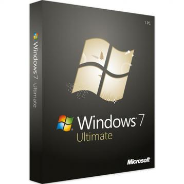 Microsoft Windows 7 Intégrale (Ultimate) SP1 - 32 / 64 bits  disponible aux enchères