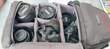 Nikon D 5200 Body + Objecten + Diverse Toebehoren beschikbaar voor biedingen