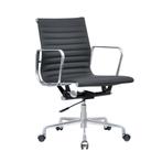 Eames EA 117 Bureaustoel Zwart Leer, Noir, Chaise de bureau, Enlèvement ou Envoi, Neuf