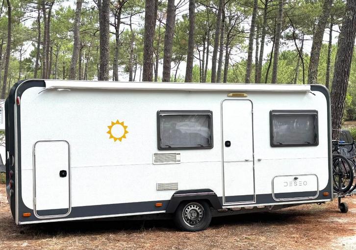 CARAVAN KNAUS Deseo Family Plus, Caravans en Kamperen, Caravans, Particulier, tot en met 4, 1000 - 1250 kg, Standaardzit, Knaus