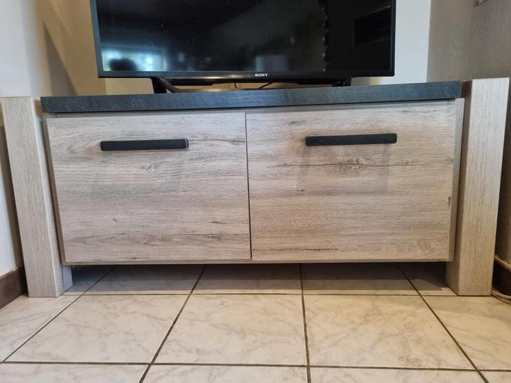 TVmeubel te koop, Huis en Inrichting, Kasten |Televisiemeubels, Gebruikt, Minder dan 100 cm, 100 tot 150 cm, 25 tot 50 cm, Overige houtsoorten