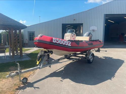 Zodiac boot, Watersport en Boten, Rubberboten, Zo goed als nieuw, Zodiac, Overige materialen, Minder dan 70 pk, Benzine, Ophalen