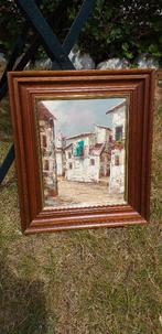 schilderijtjes met zuiderse huisjes, Ophalen, Minder dan 50 cm, Oorspronkelijke maker, Zo goed als nieuw