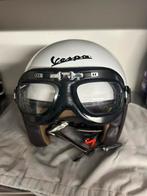 Originele vespahelm met pilotenbril, Ophalen, Zo goed als nieuw, Medium, Vespa