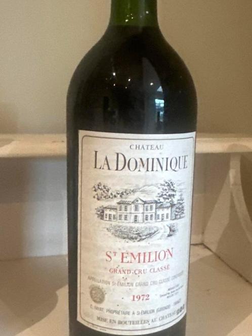 Chateau la Dominique 1972 Magnum 1,5 liter grand cru classe, Verzamelen, Wijnen, Ophalen of Verzenden
