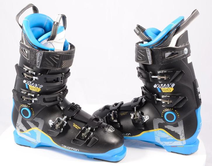 39 40 EU skischoenen SALOMON X MAX 120, My custom fit 3D, Sport en Fitness, Skiën en Langlaufen, Gebruikt, Schoenen, Ski, Salomon