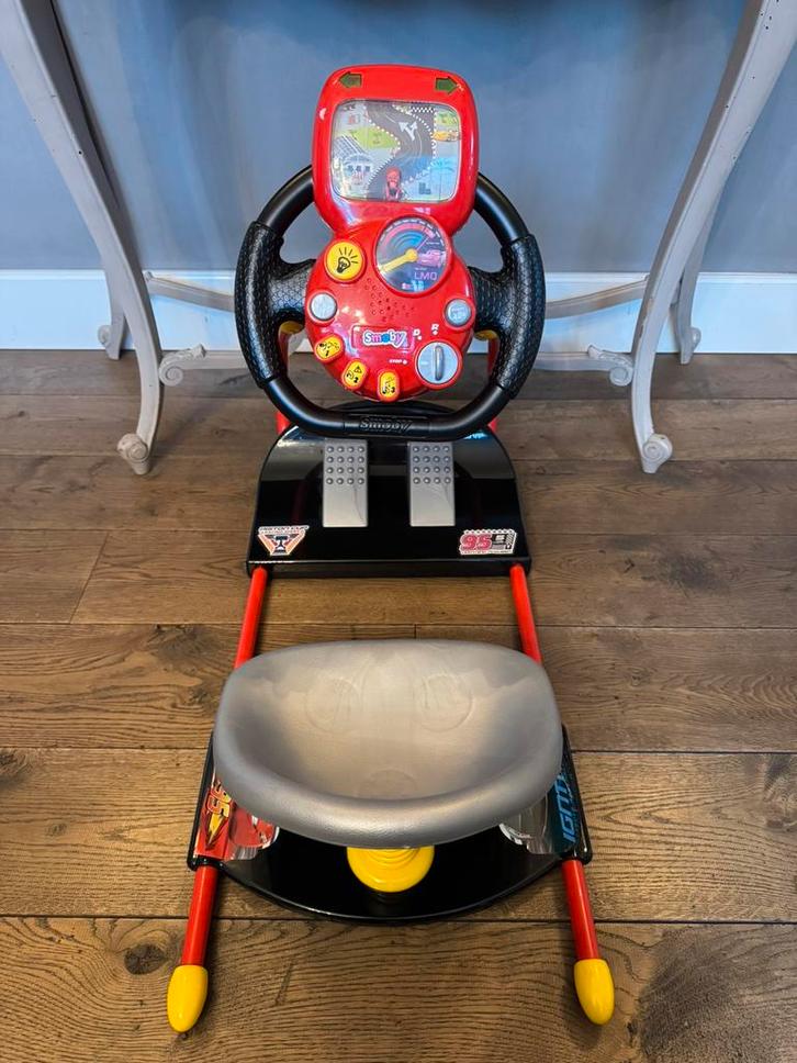Smoby CARS Rijsimulator/Autoracestoel, Kinderen en Baby's, Speelgoed | Overig, Zo goed als nieuw, Ophalen of Verzenden