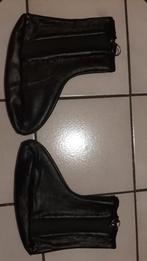 Winter pantoffels  in leder rekbaar tot 42 met wol en rits, Ophalen, Maat 42/44 (L)