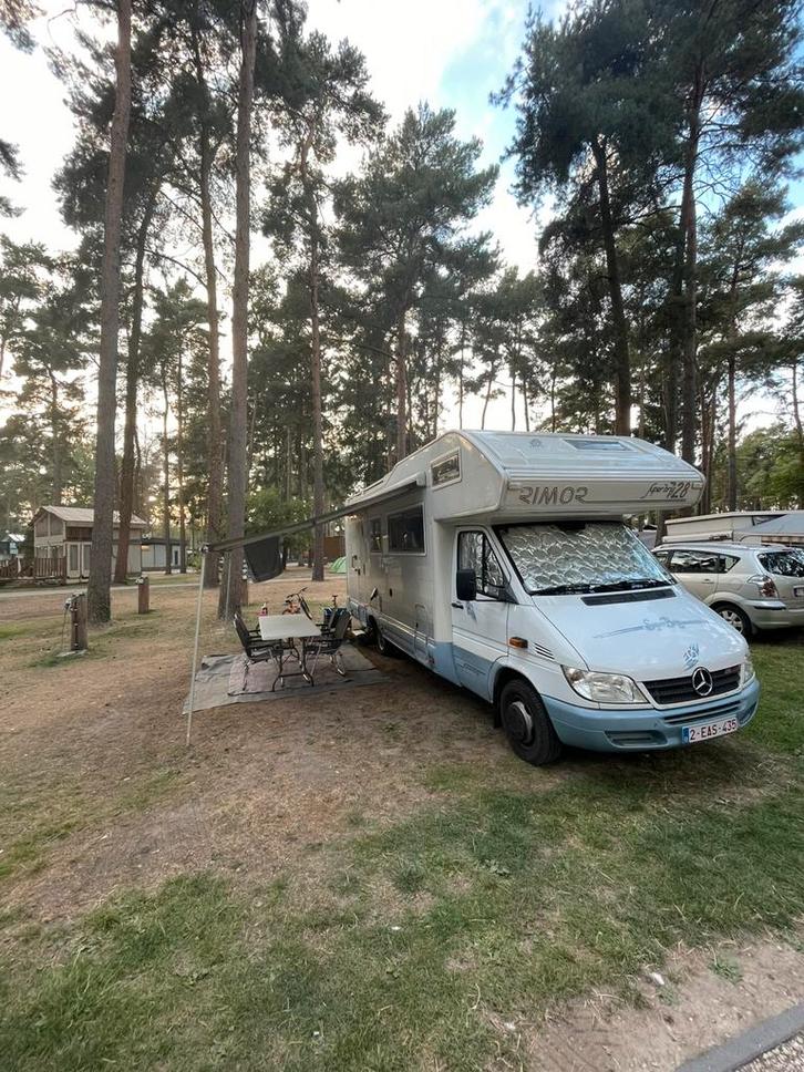 Mercedes mobilhome - C rijbewijs, Caravans en Kamperen, Mobilhomes, Particulier, meer dan 6, Alkoof, Overige merken, Mercedes