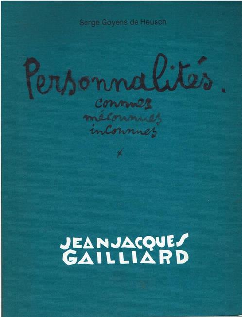 Jean-Jacques Gailliard - Personnalités connues, méconnues, Livres, Art & Culture | Arts plastiques, Utilisé, Enlèvement ou Envoi