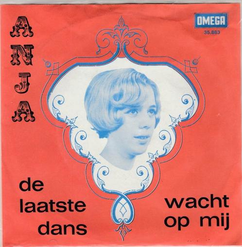 45T: Anja: De laatste dans, Cd's en Dvd's, Vinyl | Nederlandstalig, Gebruikt, Ophalen of Verzenden