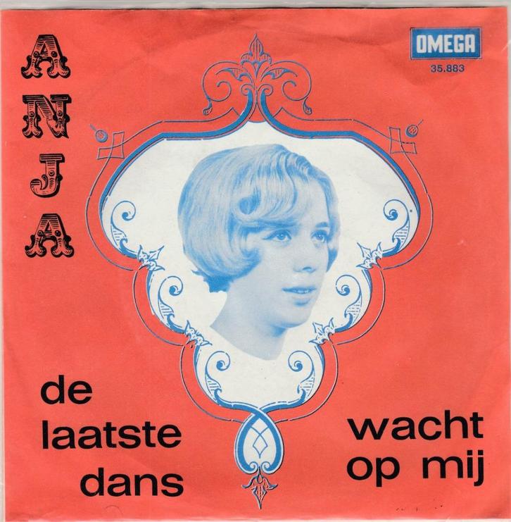 45T: Anja: De laatste dans, Cd's en Dvd's, Vinyl | Nederlandstalig, Gebruikt, Ophalen of Verzenden