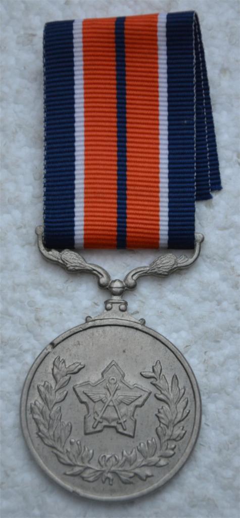 Medaille, Zuid-Africa, Algemene dienst med op Nummer, ZG, Verzamelen, Militaria | Algemeen, Landmacht, Lintje, Medaille of Wings