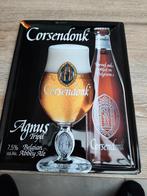 Bierplaat corsendonk, Verzamelen, Ophalen of Verzenden, Nieuw, Reclamebord, Plaat of Schild