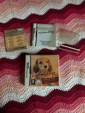 Nintendogs: Dachshund & Friends + 2 touch sticks disponible aux enchères