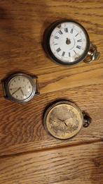 2 zakhorloges en een gewone herenhorloge, Ophalen of Verzenden, Zakhorloge, 1960 of later