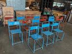 15 Unieke IJzeren stoelen afkomstig uit Indonesie, Gebruikt, Overige kleuren, Ophalen of Verzenden, Metaal