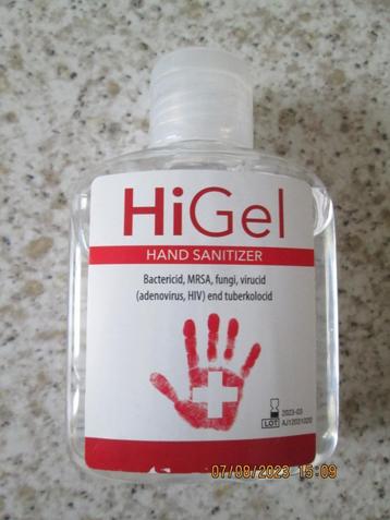 Gel désinfectant hydroalcoolique « HIGER » 100 ml   beschikbaar voor biedingen