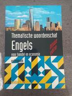 Thematische woorden Engels Handelswetenschappen, Boeken, Schoolboeken, Nieuw, Overige niveaus, Ophalen of Verzenden, Engels