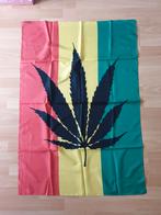 Set van 2 Rasta / Cannabis Vlaggen - Bob Marley Style, Diversen, Ophalen of Verzenden, Zo goed als nieuw