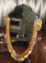 très beau miroir français ancien avec verre taillé, Enlèvement