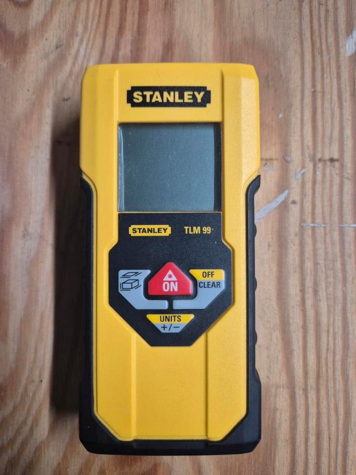 Compteur laser Stanley TLM99 en parfait état., Bricolage & Construction, Instruments de mesure, Neuf, Distance, Enlèvement ou Envoi