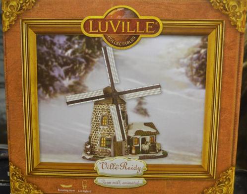Luville Kerstdorp MOLEN, Diversen, Kerst, Gebruikt, Ophalen