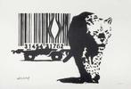 Banksy (d’après) – Barcode Leopard, Antiek en Kunst, Ophalen