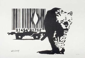 Banksy (d’après) – Barcode Leopard beschikbaar voor biedingen