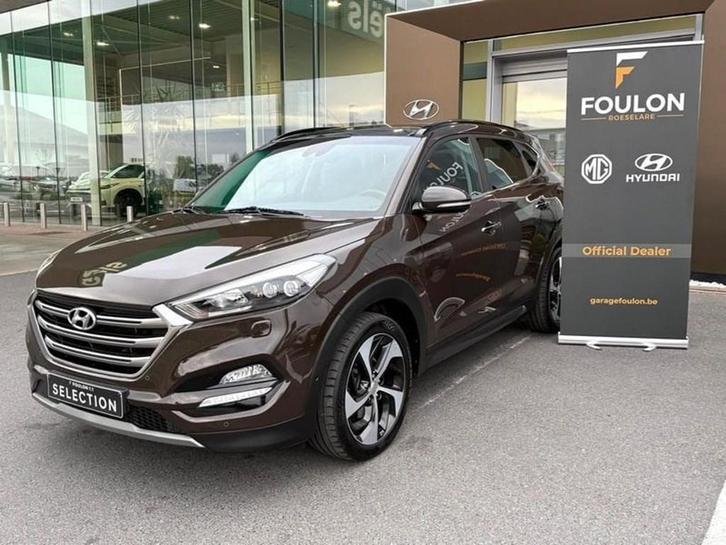 Hyundai Tucson 2.0 CRDI AUTOMAAT 4WD Executive+Trekhaak, Auto's, Hyundai, Tucson, 4x4, ABS, Airbags, Airconditioning, Alarm, Bluetooth