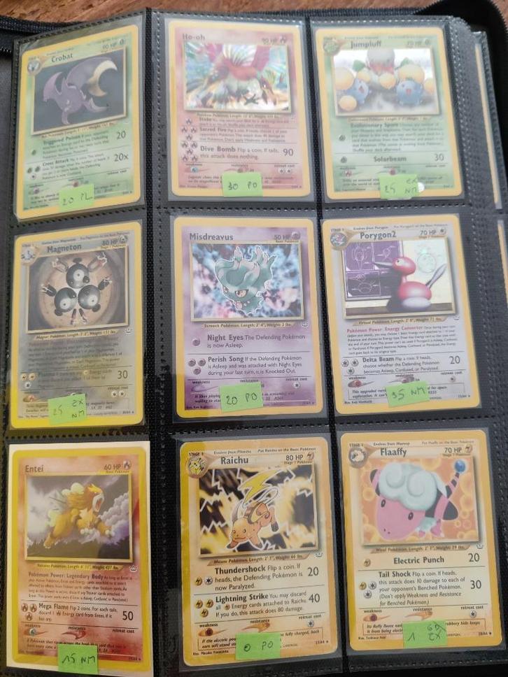 Neo Revelation pokemon kaarten, Hobby en Vrije tijd, Verzamelkaartspellen | Pokémon, Gebruikt, Meerdere kaarten, Ophalen of Verzenden