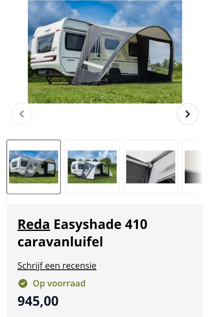 Voortent caravan, Caravans en Kamperen, Voortenten en Luifels, Zo goed als nieuw, Reda, Ophalen