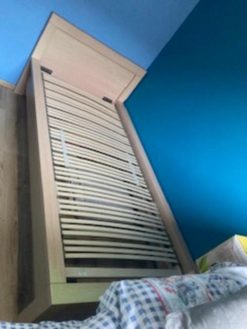 Bed van kinder- en jeugdkamer, Huis en Inrichting, Slaapkamer | Bedden, Zo goed als nieuw, Eenpersoons, 100 cm, 210 cm, Hout, Ophalen