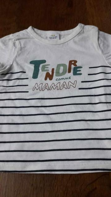 Lot 6 tee-shirts MC 18 mois beschikbaar voor biedingen