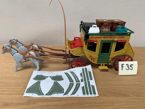 PLAYMOBIL F35 - POSTKOETS FAR-WEST, Kinderen en Baby's, Speelgoed | Playmobil, Nieuw, Los Playmobil, Ophalen of Verzenden