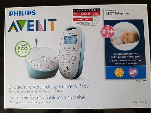 Babyfoon Philips met temperatuursensor en 5 slaapliedjes, Kinderen en Baby's, Babyfoons, Gebruikt, 250 meter of meer, Terugspreekfunctie