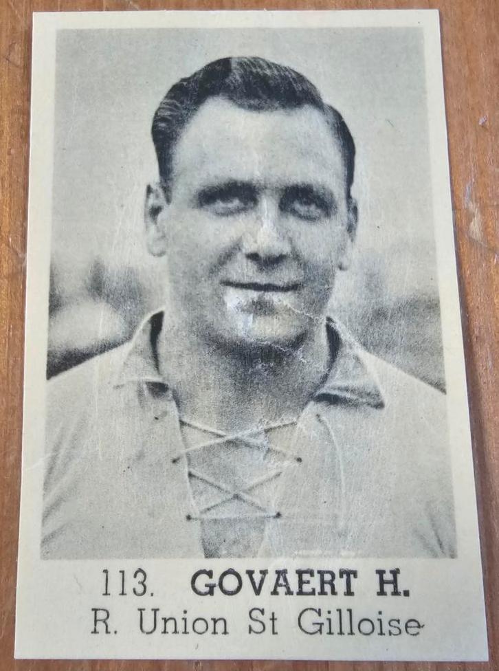 1940s Triporteur (pre panini) H. Govaert Union St. Gilles!, Hobby & Loisirs créatifs, Autocollants & Images, Utilisé, Image, Enlèvement ou Envoi