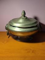 Soupière tête de lion étain 92% vintage 1980, Antiquités & Art, Antiquités | Étain, Enlèvement