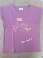 Lila T-shirt Filou & Friends maat 5 (110), Kinderen en Baby's, Kinderkleding | Maat 110, Meisje, Filou & Friends, Ophalen of Verzenden