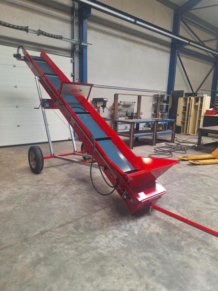 Collino transportband voor brandhout 5m00x400 m, Tuin en Terras, Brandhout, Blokken, Beukenhout, 6 m³ of meer, Ophalen