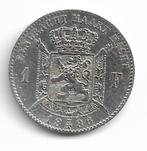 Belgique : 1 franc 1886 VL - morin 178, Argent, Envoi, Monnaie en vrac, Argent