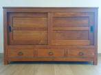 Dressoir / tv-meubel teak, 100 tot 150 cm, Ophalen of Verzenden, Zo goed als nieuw, 25 tot 50 cm
