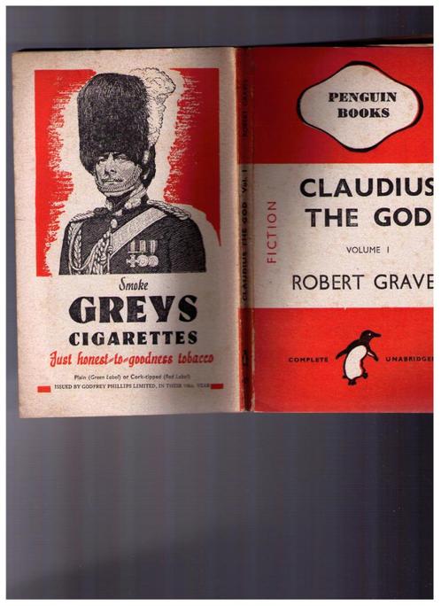Claudius The God, by Robert Graves,volume1, Penguin books, Boeken, Romans, Gelezen, Ophalen of Verzenden