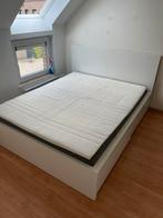 LIT IKEA Malm avec 2 rangements + matelas, Comme neuf, Enlèvement, 200 cm, Deux personnes