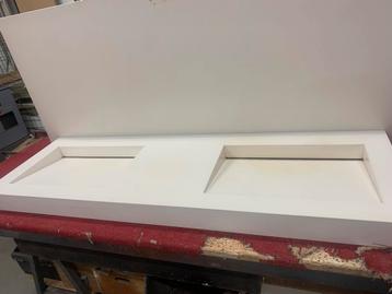 Dubbele lavabo corian beschikbaar voor biedingen