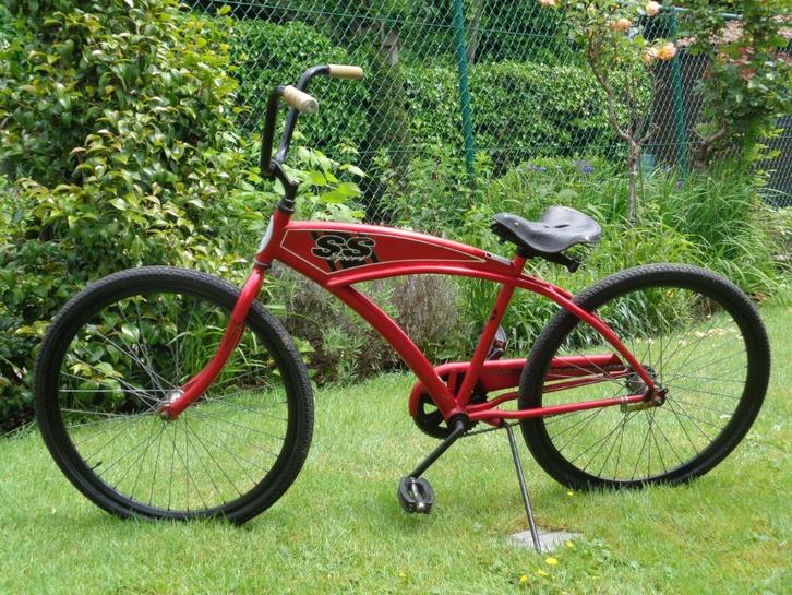 Chopperfiets (5x), Fietsen en Brommers, Fietsen | Cruisers en Lowriders, Gebruikt, Chopper, Staal, Ophalen