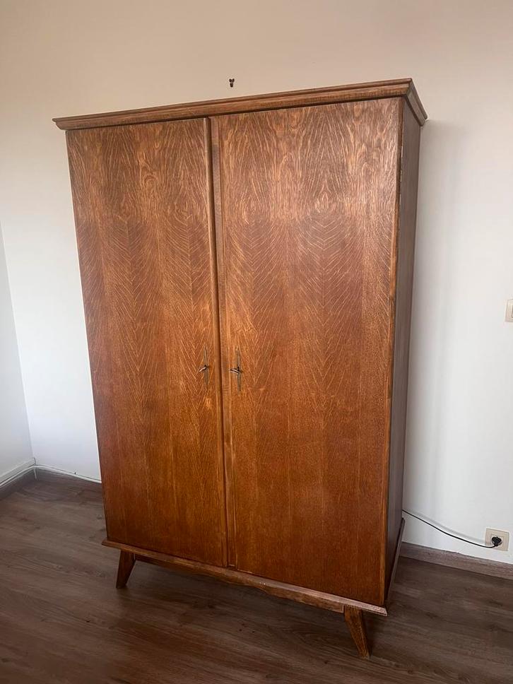 Kledingkast uit het midden van de eeuw, Huis en Inrichting, Kasten | Kleerkasten, Gebruikt, 150 tot 200 cm, 100 tot 150 cm, 50 tot 75 cm