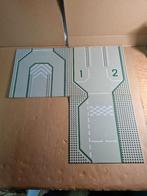 3 LEGO licht grijze basis/piste/start-aankomst  platen, Ophalen of Verzenden, Gebruikt, Complete set, Lego